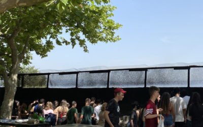 Barbacoa a l’aire lliure de l’Escola Monlau